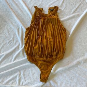 Polina Pleated Braid Bodysuit by Marciano